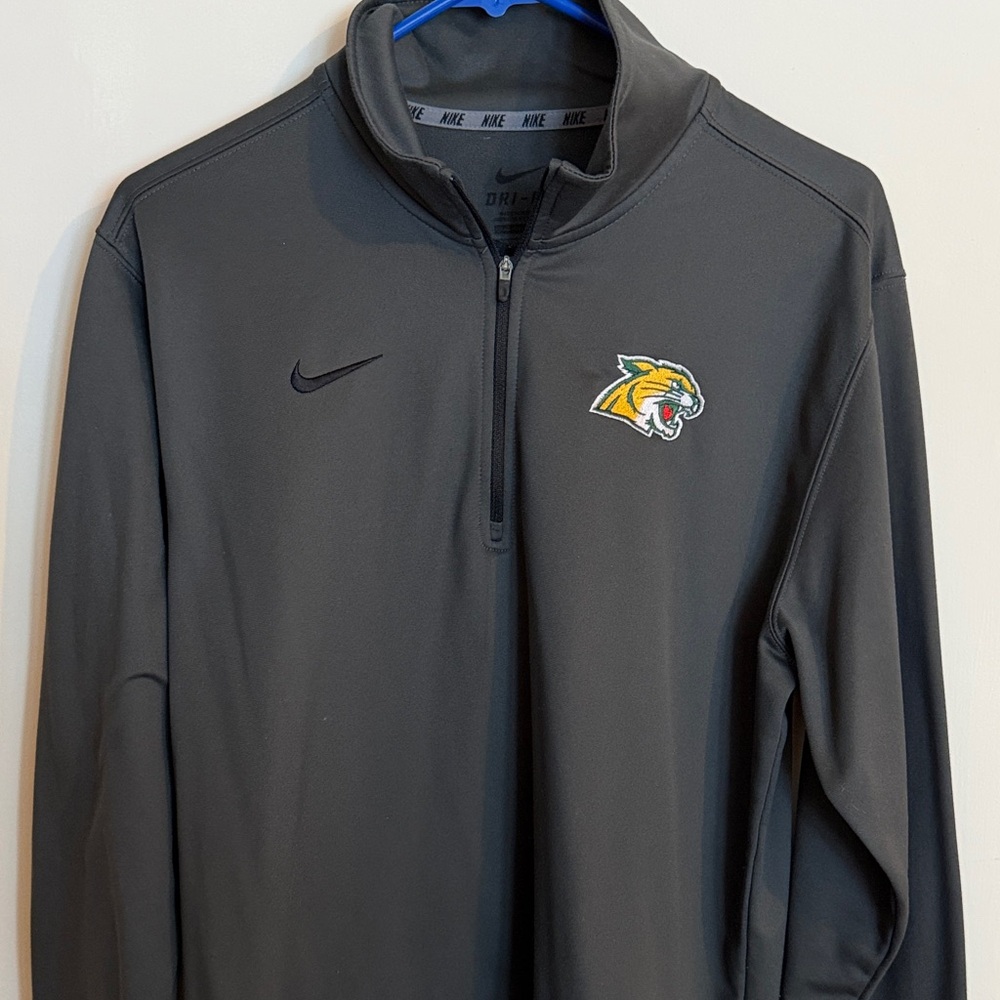Nike Men’s Dri-Fit quarter zip. Northern Michigan University Wildcats